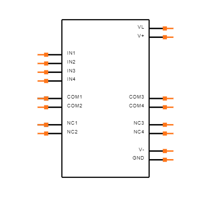 MAX351CSE-T Symbol