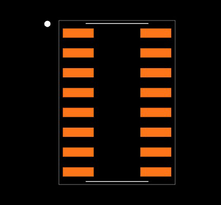 MAX362ESE Footprint