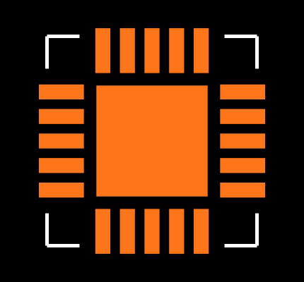 MAX3735AEGG Footprint