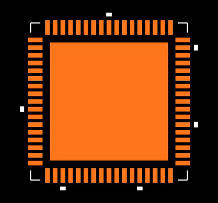 MAX3802UTK+D Footprint