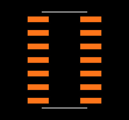 MAX4066CSD Footprint
