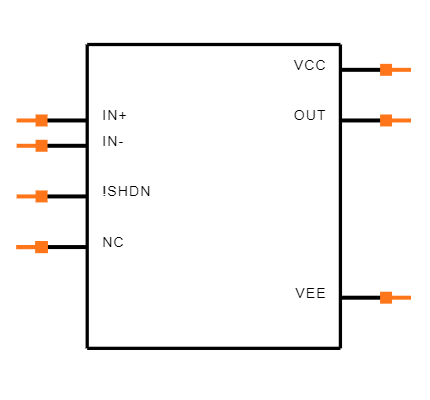 MAX4123EUA Symbol