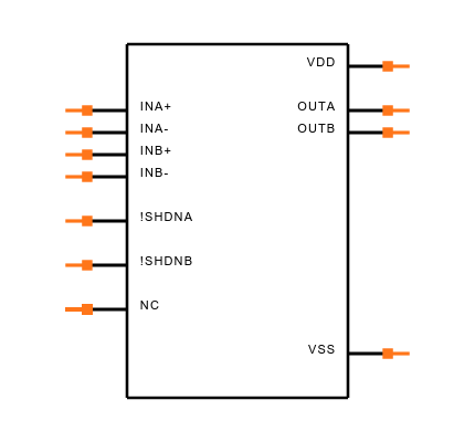 MAX4249ESD Symbol