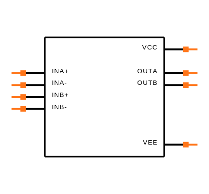 MAX4282EUA+T Symbol