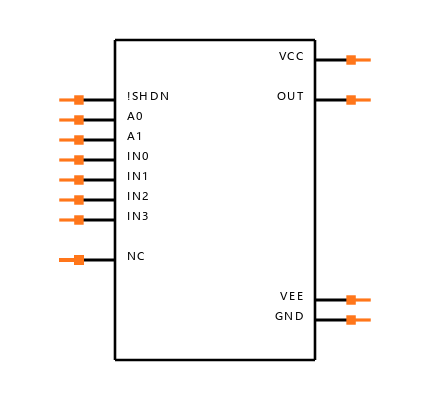 MAX4314EEE Symbol