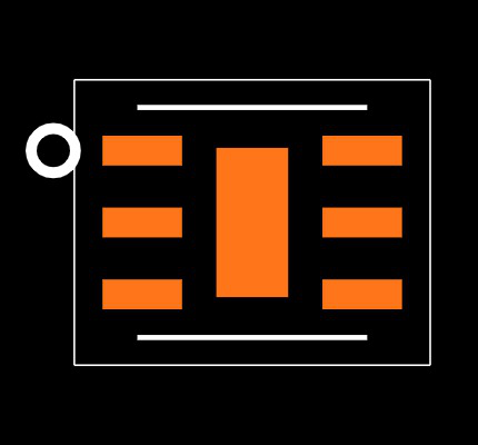 MAX44009EDT+T Footprint