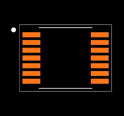 MAX4472EUD Footprint