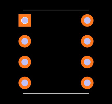 MAX4502CPA Footprint