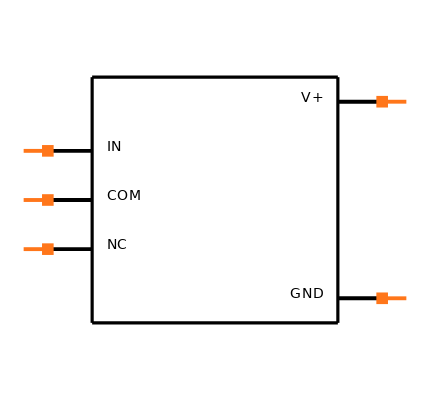 MAX4502EUK+T Symbol