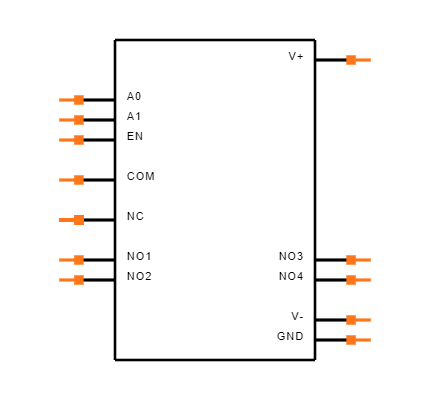 MAX4518CSD Symbol