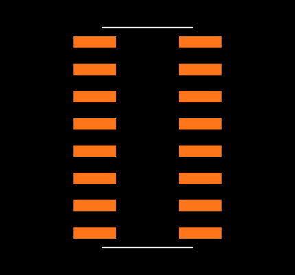 MAX4554CSE Footprint