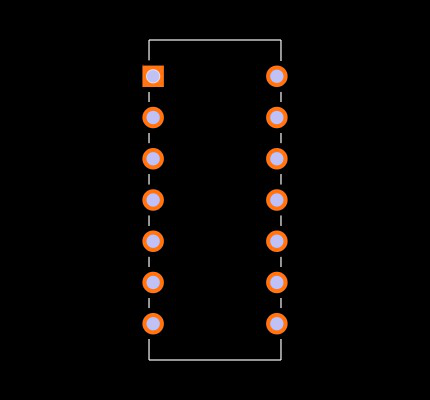 MAX4615CPD Footprint