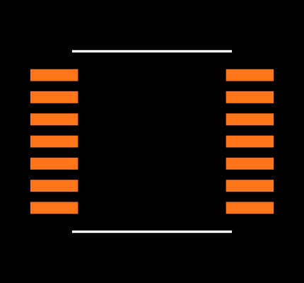 MAX4616CUD Footprint