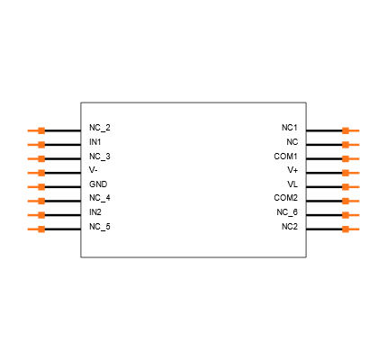 MAX4667CSE Symbol