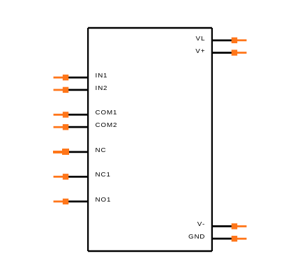 MAX4700CAE+ Symbol