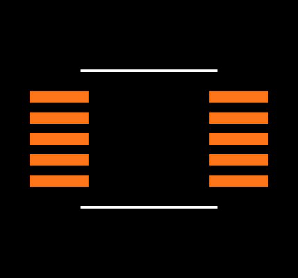 MAX5202AEUB+ Footprint