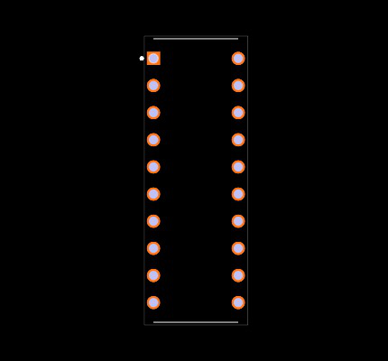 MAX525ACPP Footprint