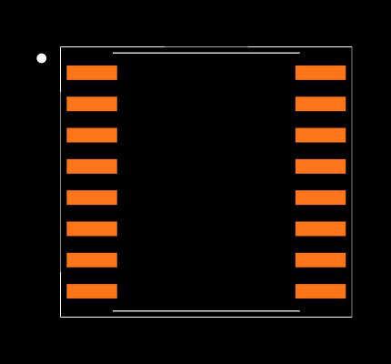 MAX536BCWE+T Footprint