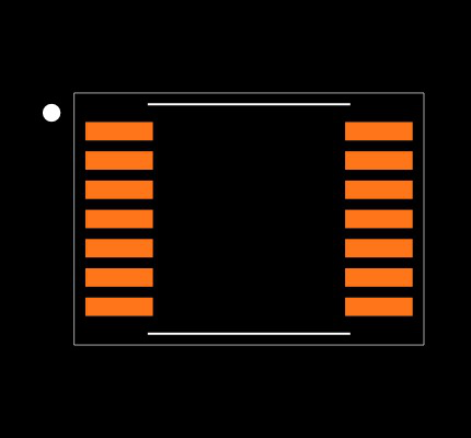 MAX5393NAUD+ Footprint