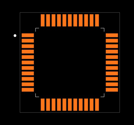MAX547ACMH Footprint