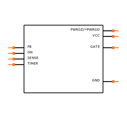 MAX5933AESA+ Symbol