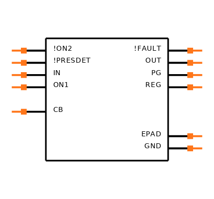 MAX5976BETE+ Symbol