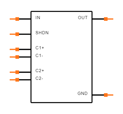 MAX619CPA Symbol