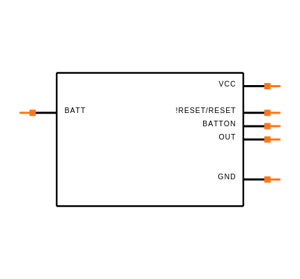 MAX6363LUT44+T Symbol