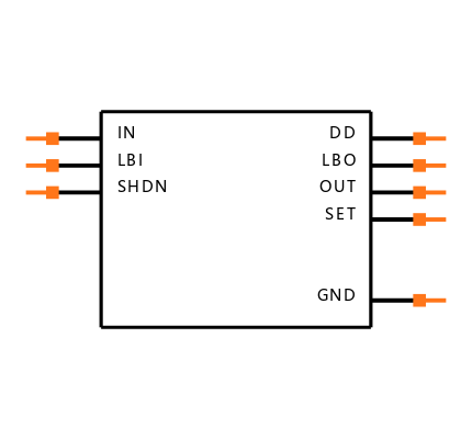 MAX667MJA/883B Symbol