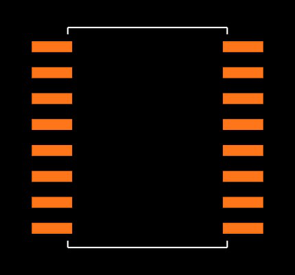 MAX691ACWE Footprint