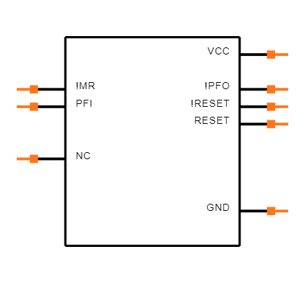 MAX708MJA/883B Symbol
