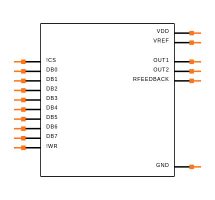 MAX7624CSE+T Symbol