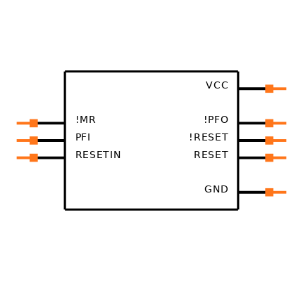 MAX816EPA+ Symbol