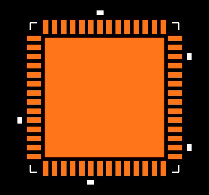 MAX9276GTN+ Footprint