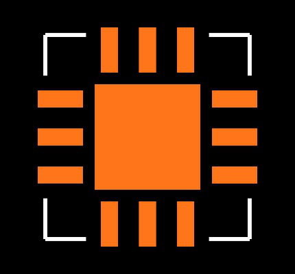 MAX9711ETC Footprint