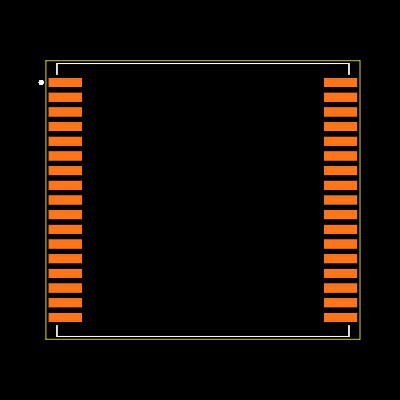 DS1248YP-70+ Footprint