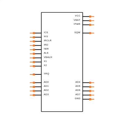 DS17885SN-3+ Symbol