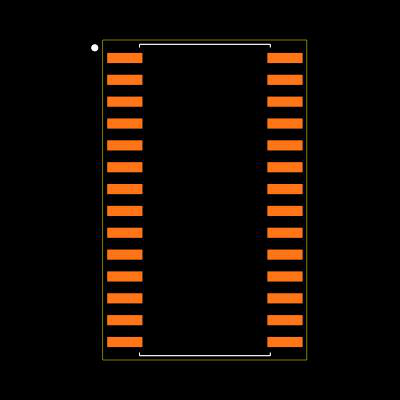 DS8005-RRX+ Footprint