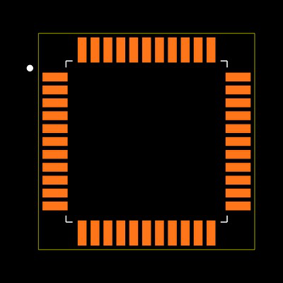 DS80C310-ECG+ Footprint