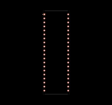 ICL7109CPL+ Footprint