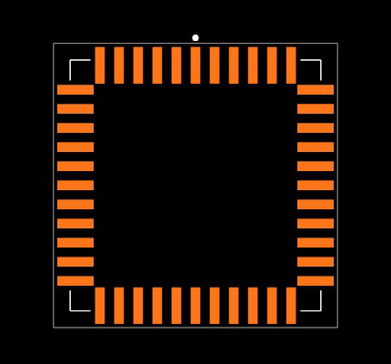 ICM7211AIQH+D Footprint