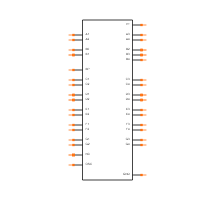 ICM7211AIQH+D Symbol