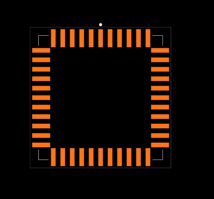 ICM7211AMIQH+TD Footprint