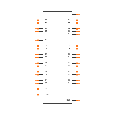 ICM7225IQH+D Symbol