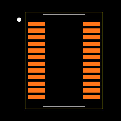 MAX1030BEEG+ Footprint