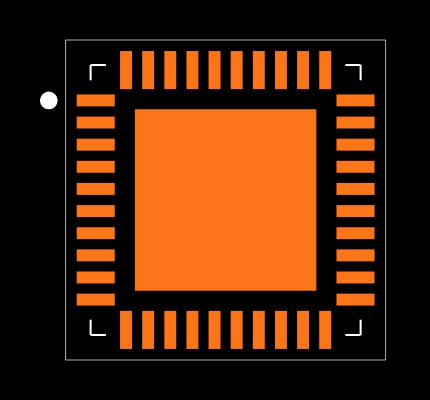 MAX11043ATL+ Footprint