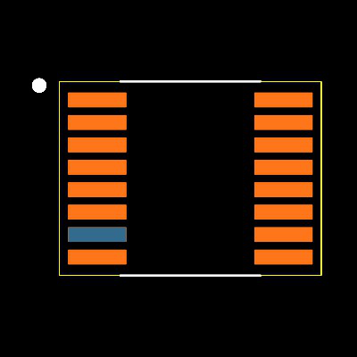 MAX1111EEE+ Footprint