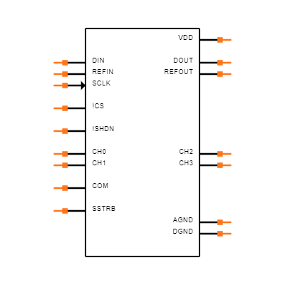 MAX1113EEE+T Symbol