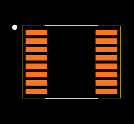 MAX11206EEE+T Footprint