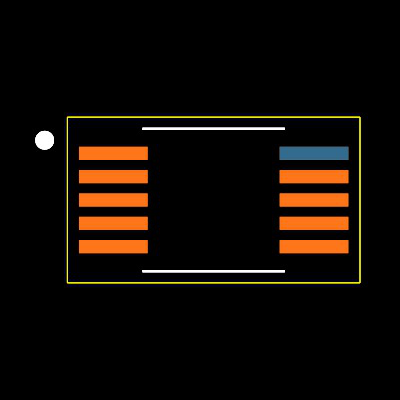 MAX11212AEUB+ Footprint